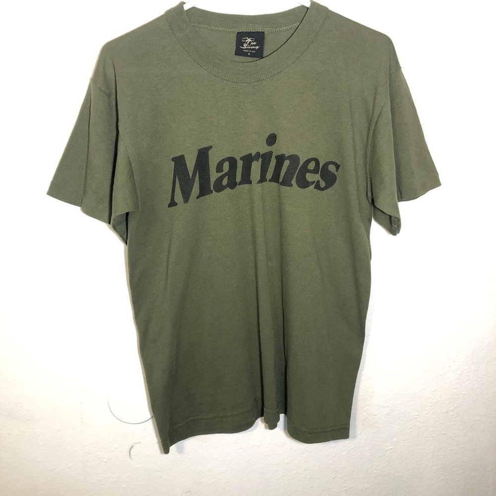 VINTAGE SINGLE STITCH MARINES 1980s 1990s TSHIRT